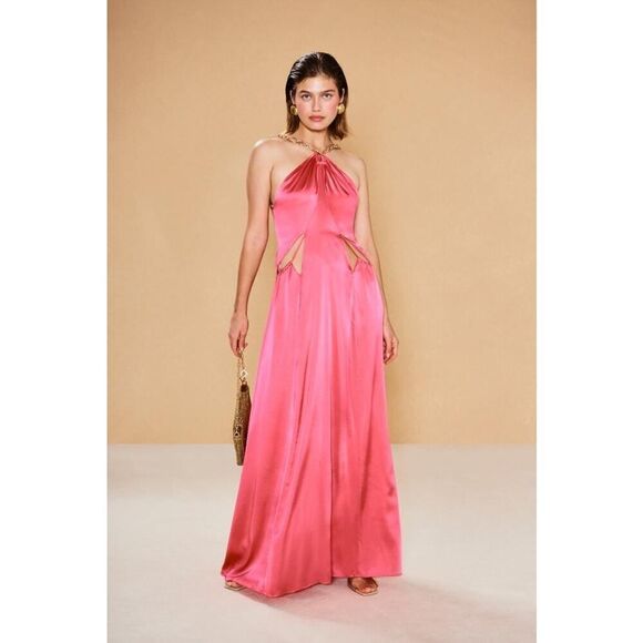 Cult Gaia Dresses & Skirts - CULT GAIA Althea Silk Blend Gown Large